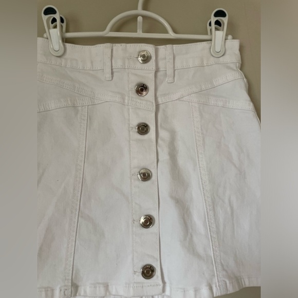Y2K Forever 21 White Button-Down Skirt size Small NWOT - Picture 4 of 5